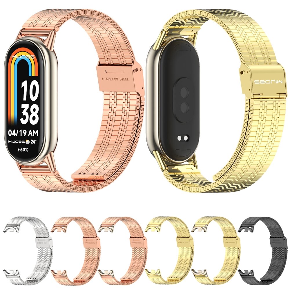 Stalen RVS band - Zilver - Xiaomi Smart Band 8 / 9 / 10