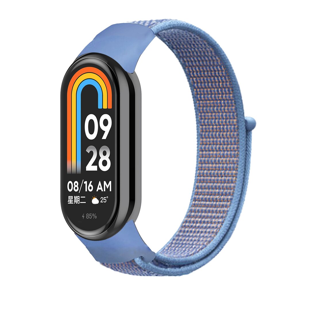 Sport loop nylon bandje - Blauw - Xiaomi Smart Band 8 / 9 / 10