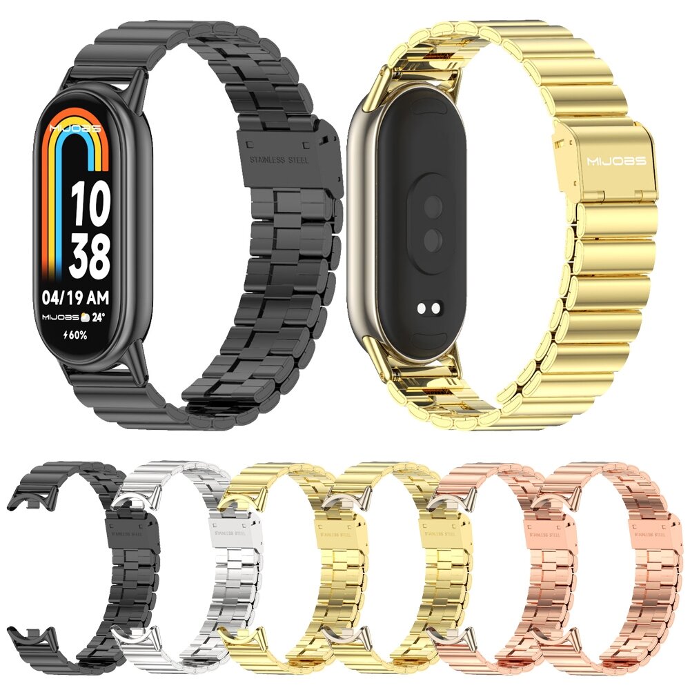 Stalen band - Zilver - Xiaomi Smart Band 8 / 9 / 10