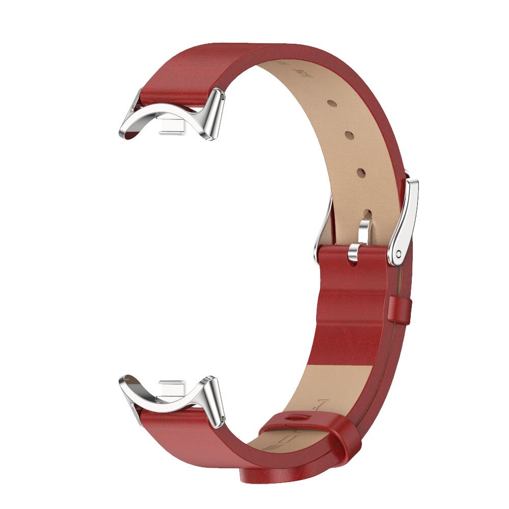 PU leren bandje - Rood - Xiaomi Smart Band 8 / 9 / 10
