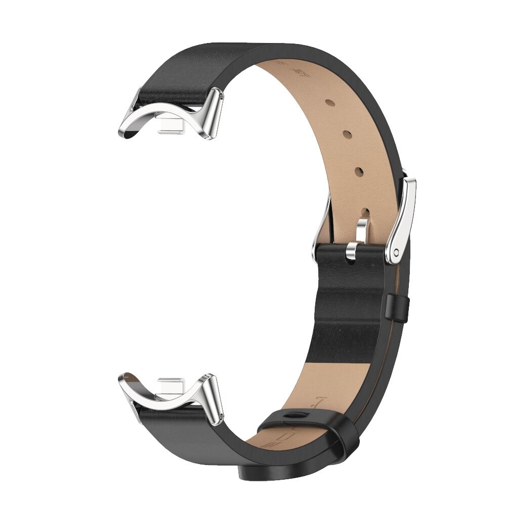 PU leren bandje - Zwart - Xiaomi Smart Band 8 / 9 / 10