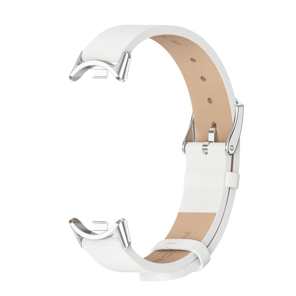 PU leren bandje - Wit - Xiaomi Smart Band 8 / 9 / 10