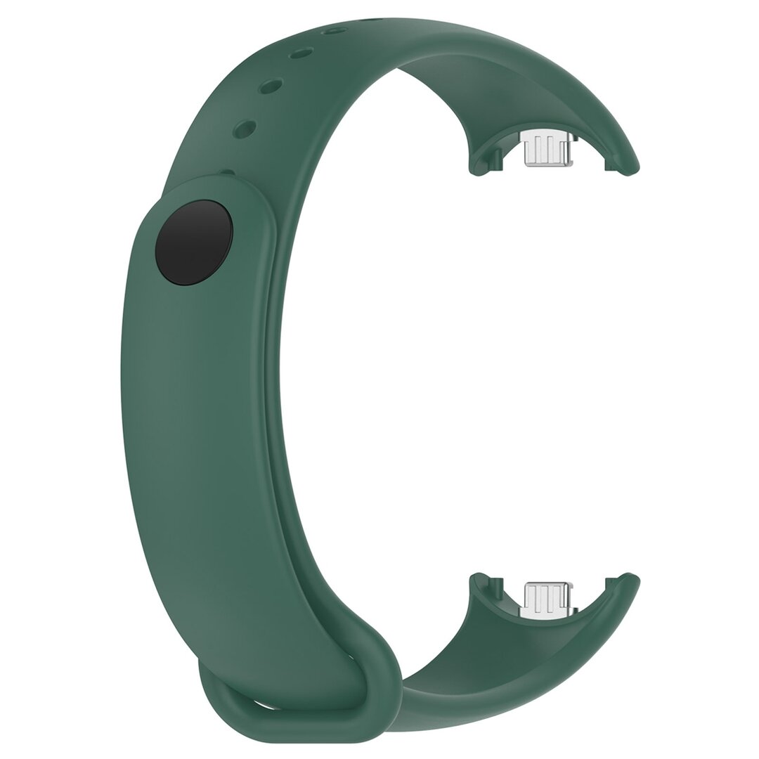 Siliconen bandje - Donkergroen - Xiaomi Smart Band 8 / 9 / 10