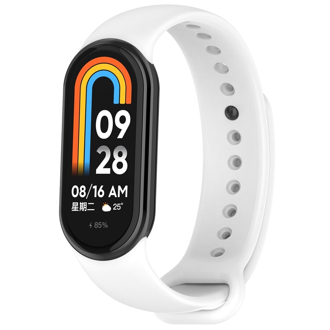 Siliconen bandje - Wit - Xiaomi Smart Band 8 / 9 / 10
