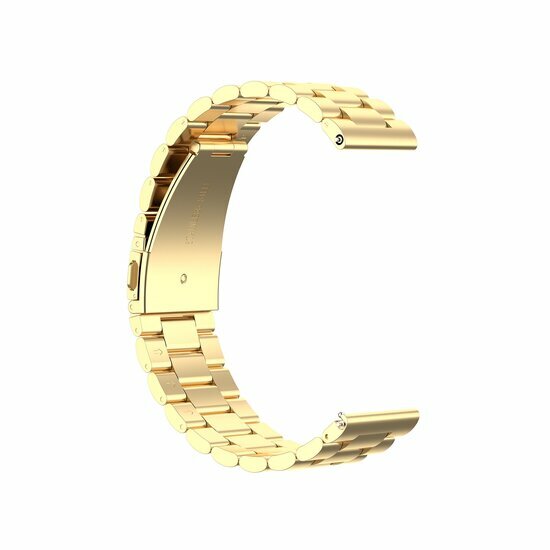 Stalen schakelband - Goud - Xiaomi Mi Watch / Xiaomi Watch 2 / Xiaomi Watch S1 / S2 / S3 / S4