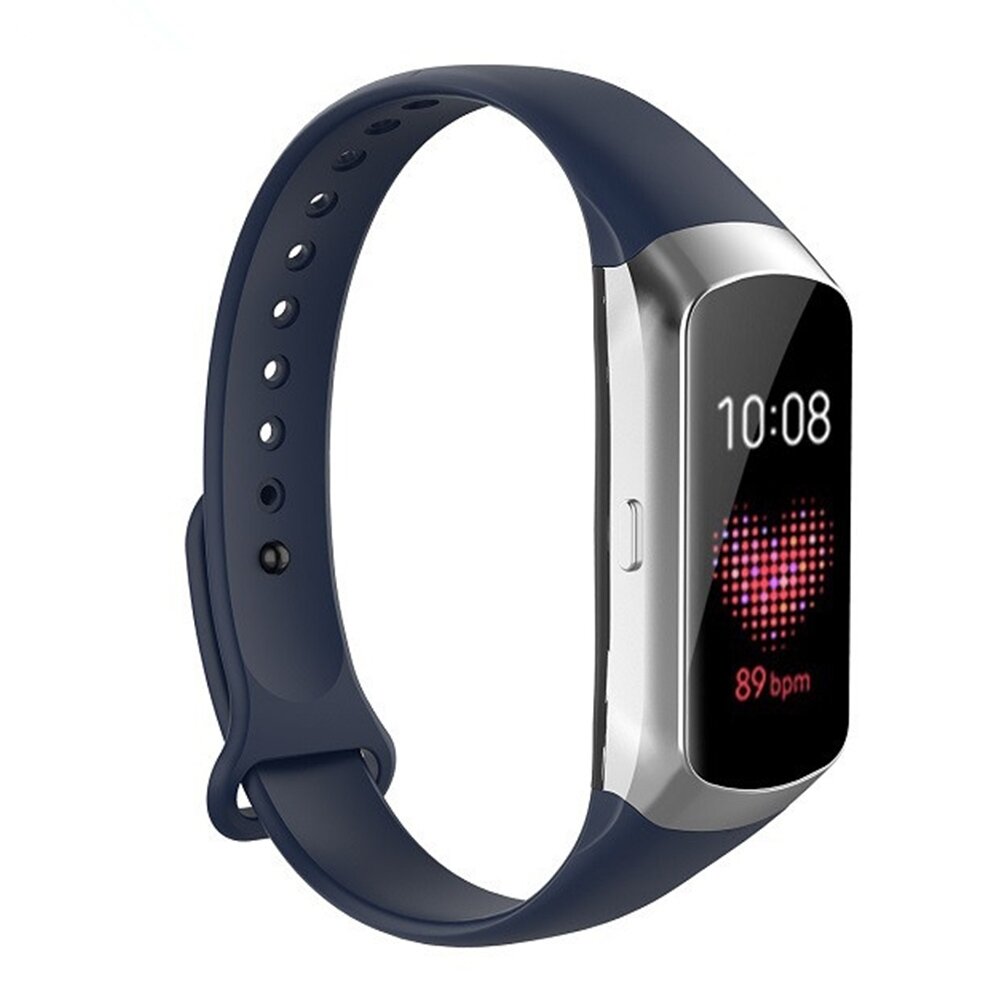 Siliconen bandje - Donkerblauw - Samsung Galaxy Fit