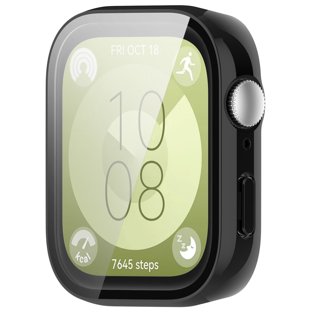 Waterproof Hard case - Zwart (glans) - Huawei Watch Fit 3