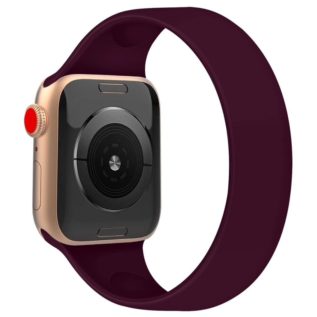 Solo Loop Link serie bandje - Maat: L - Paars - Geschikt voor Apple Watch 44mm / 45mm&nbsp;/ 46mm / 49mm