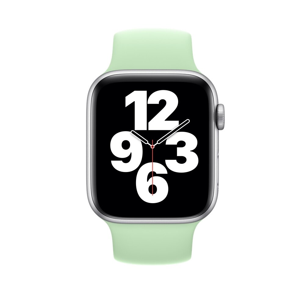 Solo Loop Link serie bandje - Maat: L - Groen - Geschikt voor Apple Watch 44mm / 45mm&nbsp;/ 46mm / 49mm