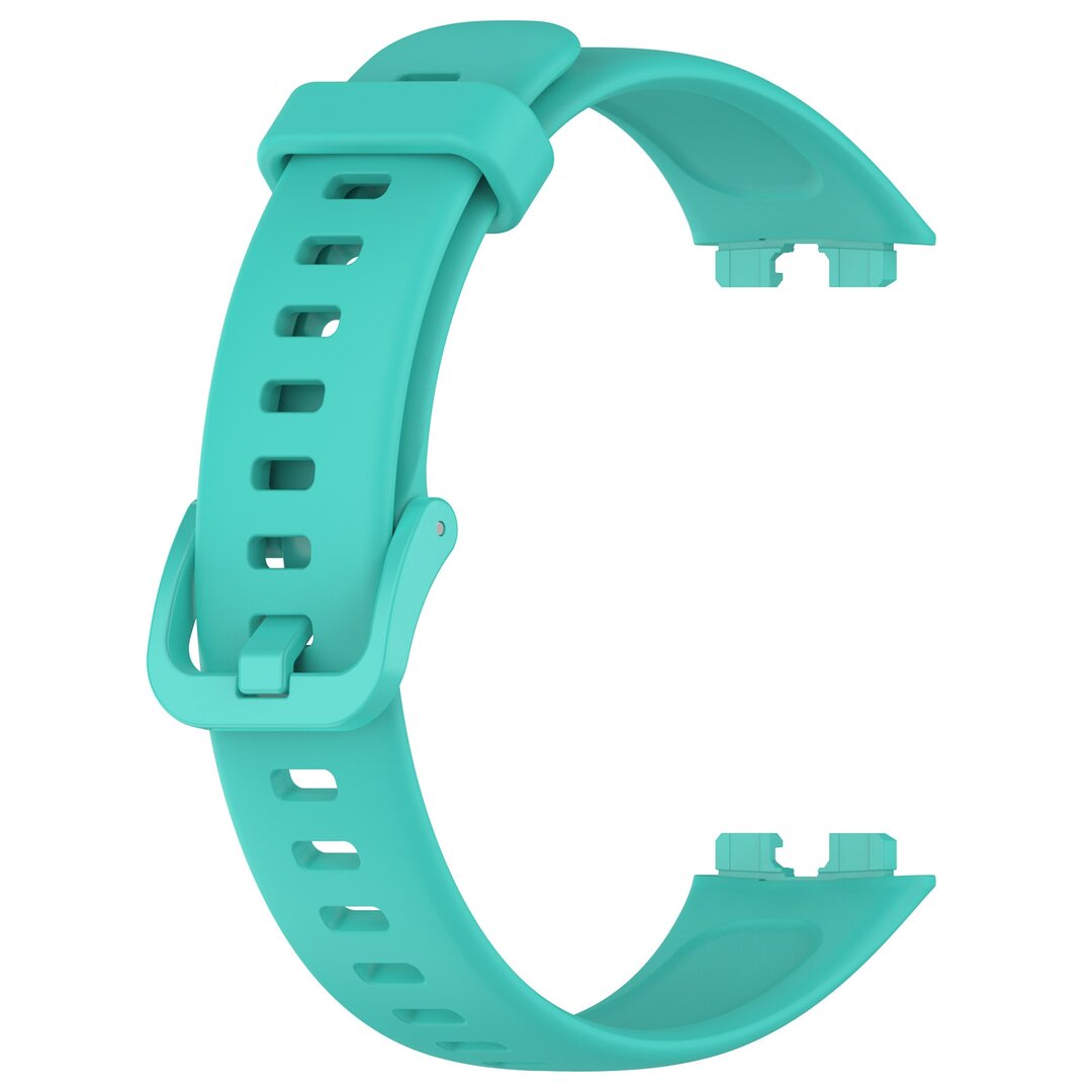 Siliconen bandje met gesp - Turquoise - Huawei Band 10 / 9 / 8