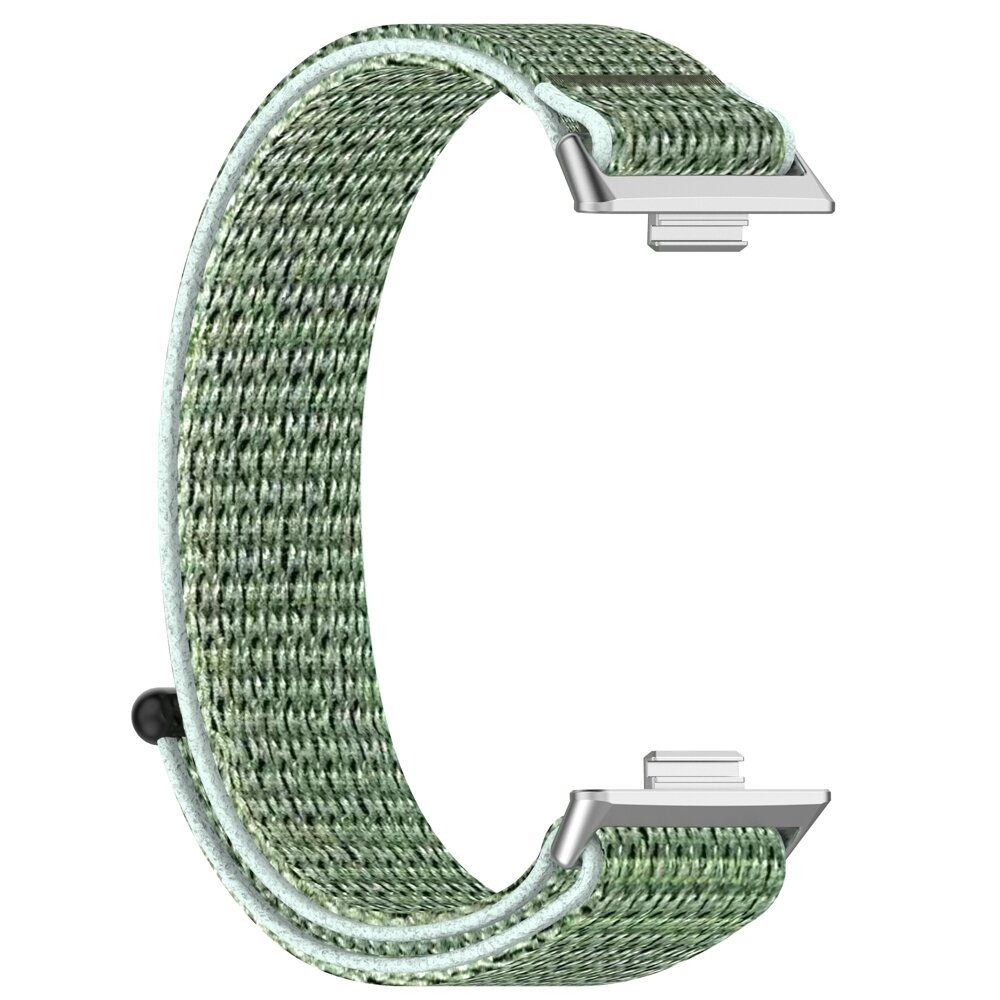 Sport loop nylon bandje - Groen - Huawei Band 10 / 9 / 8