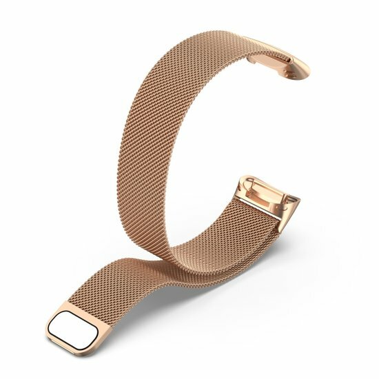 Milanese bandje - Champagne goud - Geschikt voor FitBit Charge 5