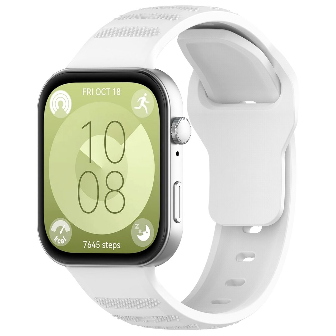 Siliconen Outdoor band - Wit - Huawei Watch Fit 3 / Fit 4