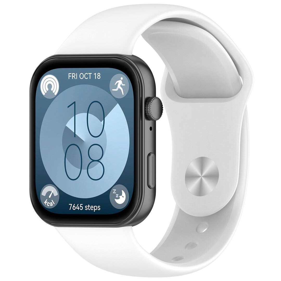 Siliconen sportband - Wit - Huawei Watch Fit 3 / Fit 4