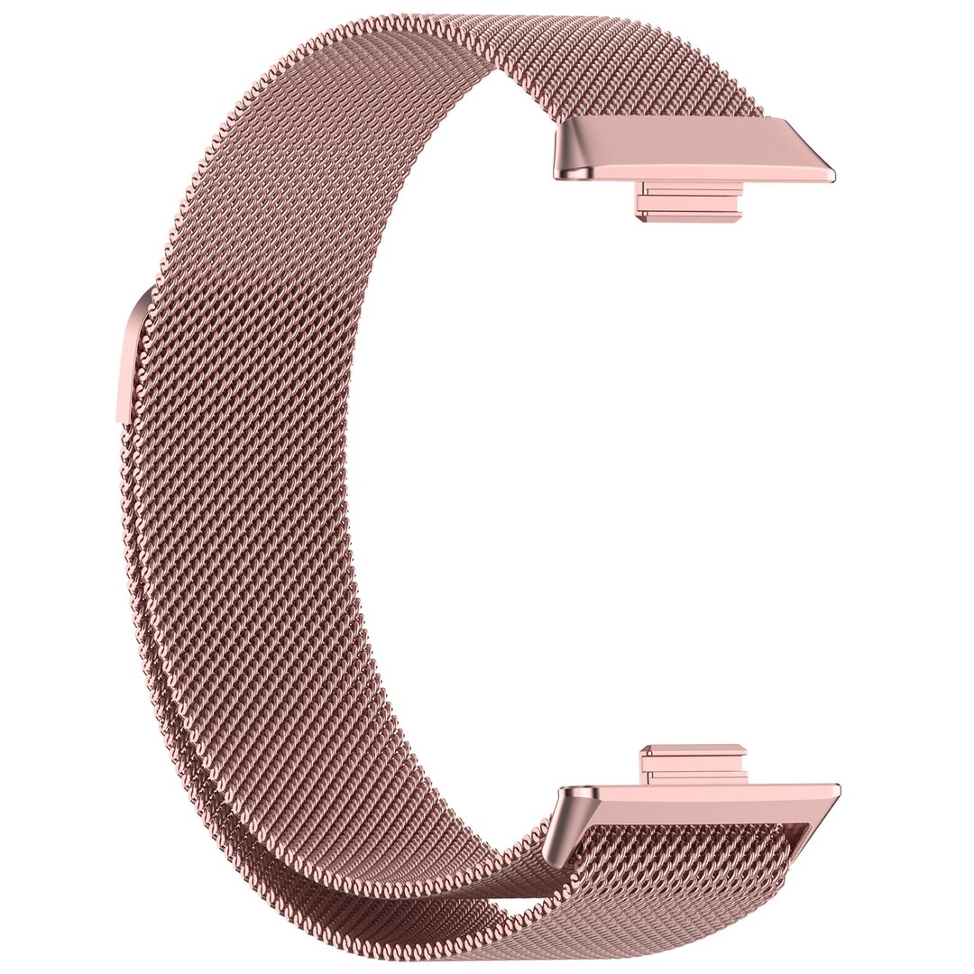 Milanese bandje - Ros&eacute; pink - Huawei Watch Fit 3 / Fit 4