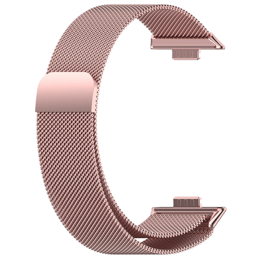Milanese bandje - Ros&eacute; pink - Huawei Watch Fit 3 / Fit 4