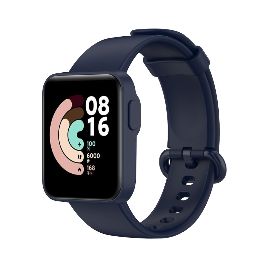 Classic siliconen sportbandje - Donkerblauw - Xiaomi Mi Watch Lite / Redmi Watch