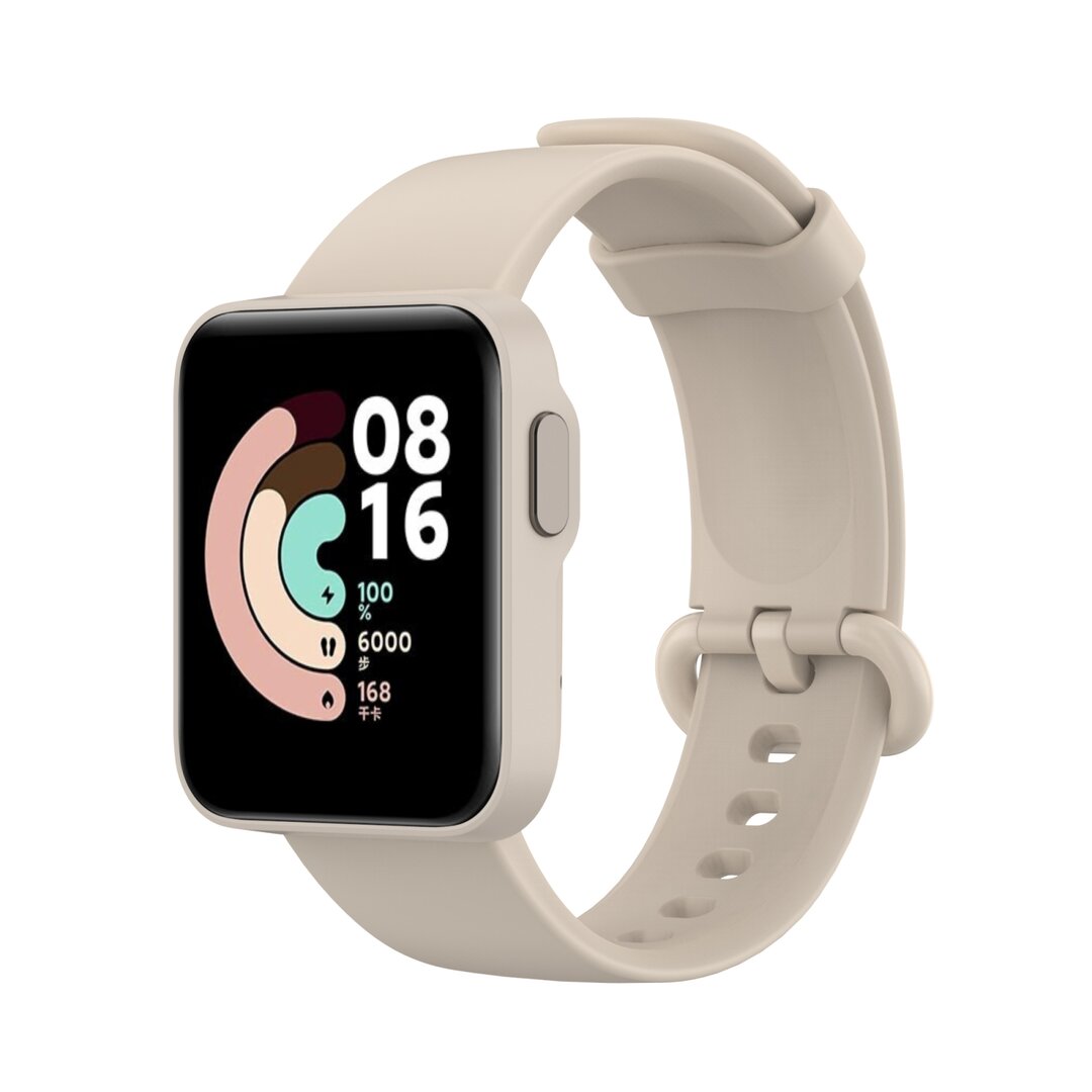 Classic siliconen sportbandje - Beige - Xiaomi Mi Watch Lite / Redmi Watch