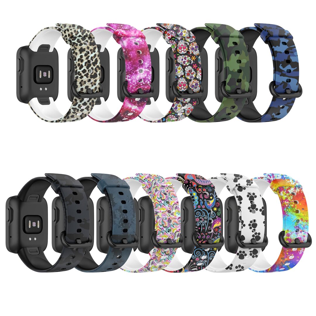 Siliconen band met print - Skelet - Xiaomi Mi Watch Lite / Redmi Watch