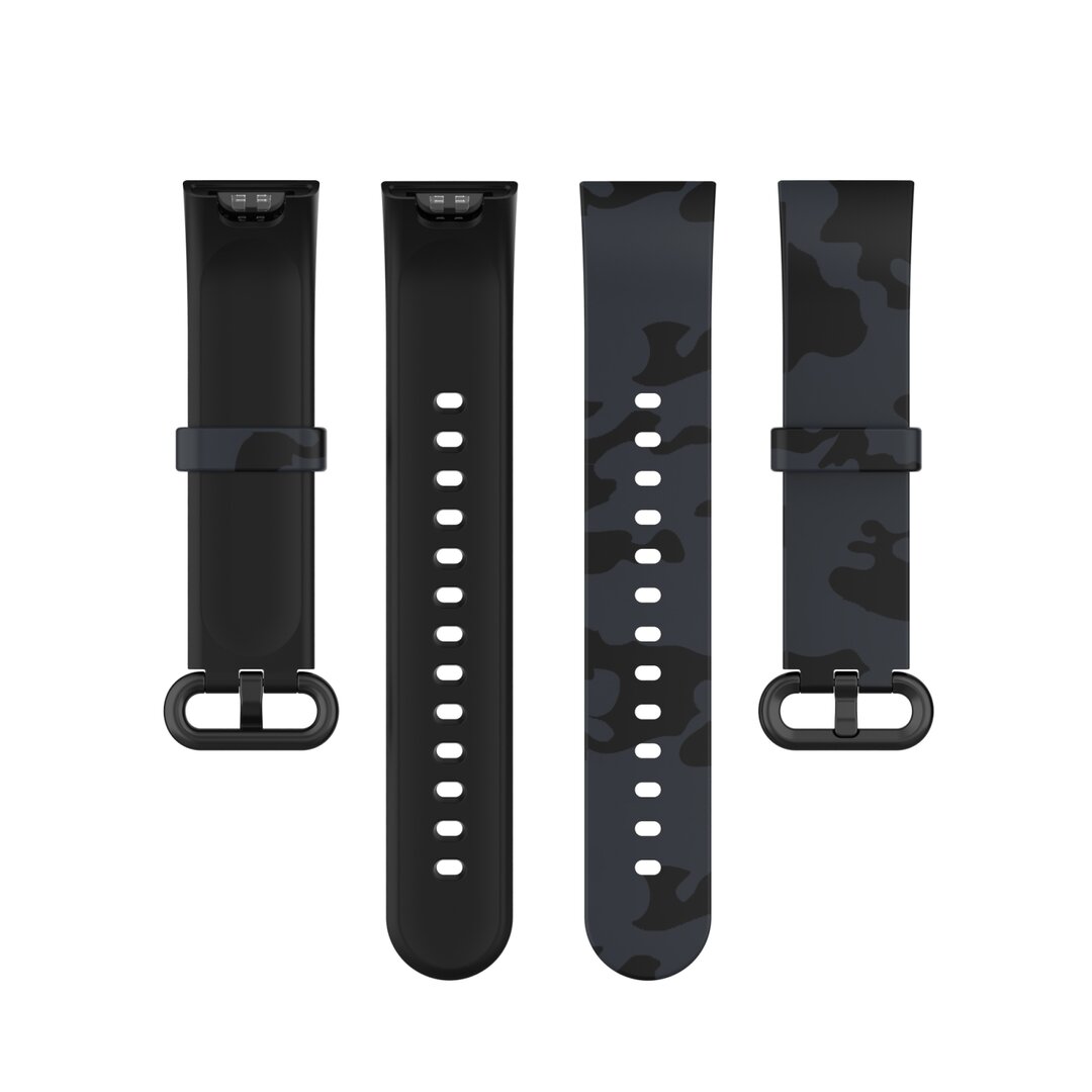 Siliconen band met print - Camouflage grijs - Xiaomi Mi Watch Lite / Redmi Watch