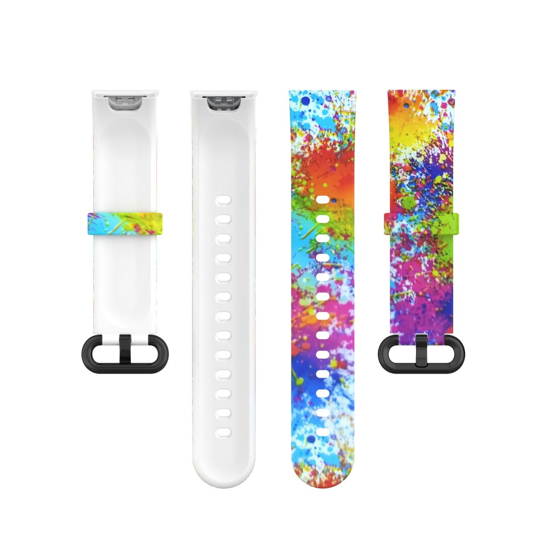 Siliconen band met print - Verfprint - Xiaomi Mi Watch Lite / Redmi Watch