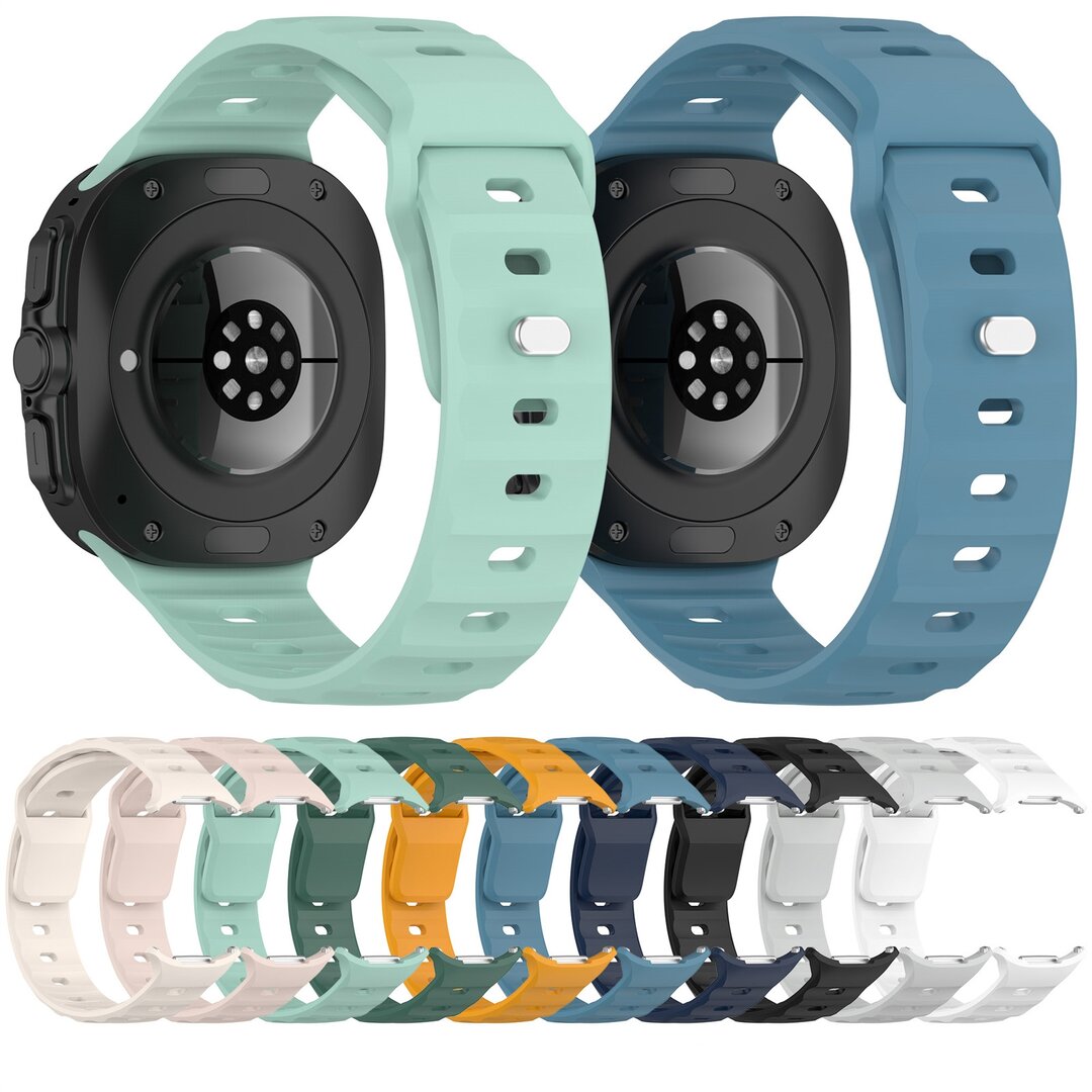 Solid Sportband - Zwart - Samsung Galaxy Watch Ultra 47mm