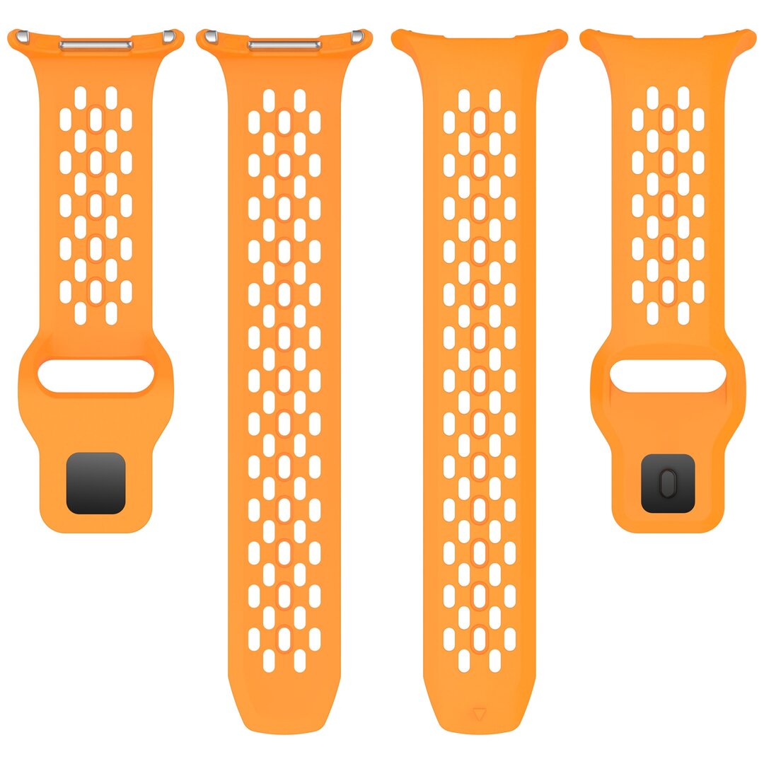Siliconen sportband Holes Style - Oranje - Samsung Galaxy Watch Ultra 47mm