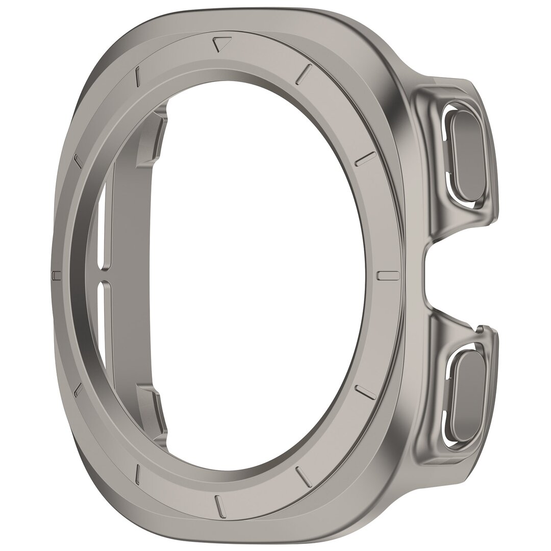 Hard case (open front) - Titanium kleur - Samsung Galaxy Watch Ultra 47mm