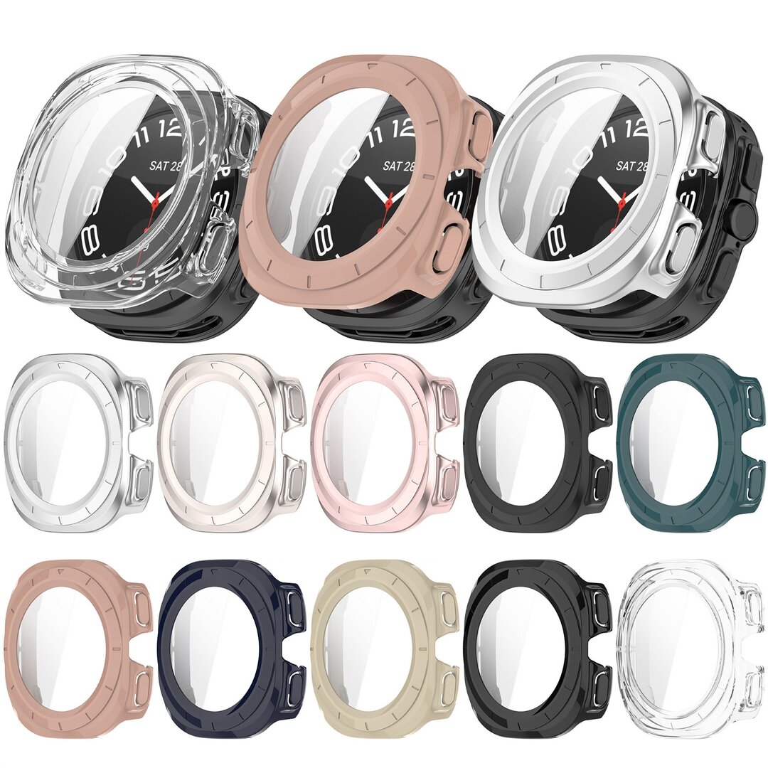 Hard case met screen protector (waterdicht) - Transparant - Samsung Galaxy Watch Ultra 47mm