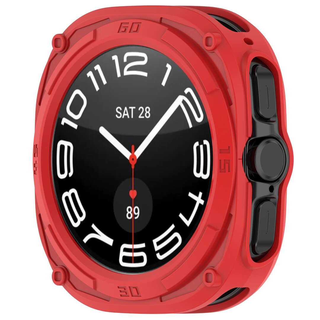 TPU Harnas case (open front) - Rood - Samsung Galaxy Watch Ultra 47mm