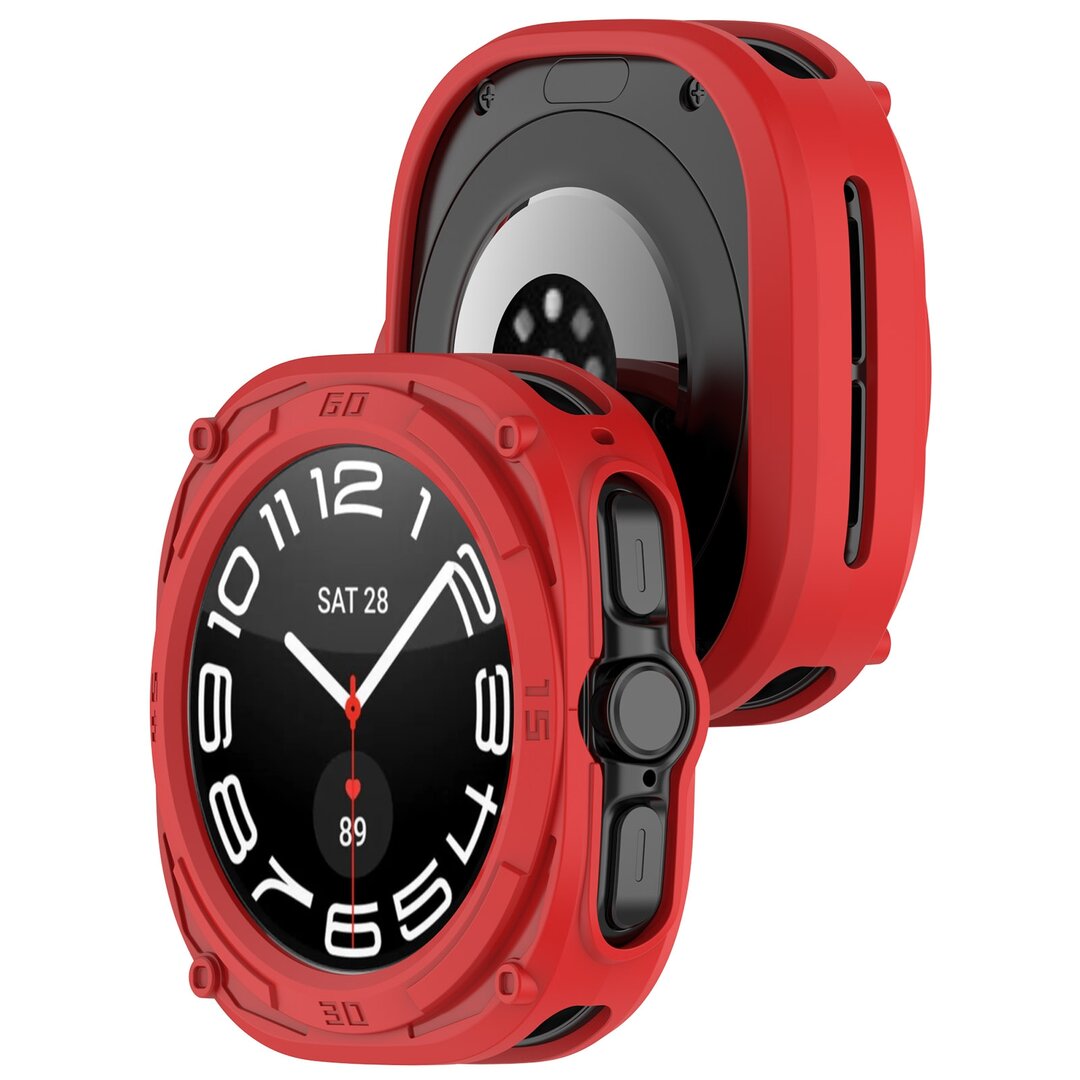 TPU Harnas case (open front) - Rood - Samsung Galaxy Watch Ultra 47mm