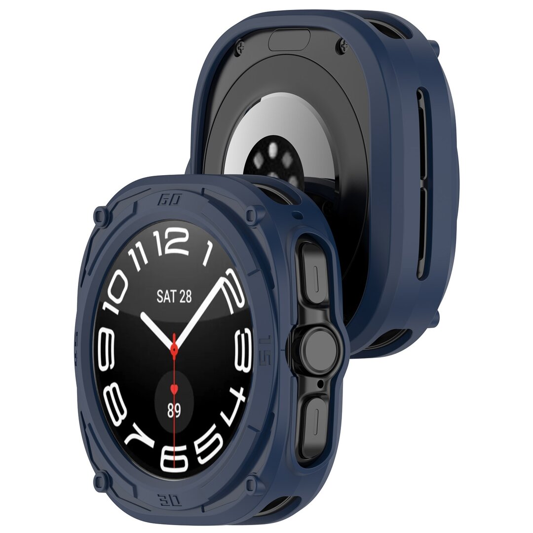 TPU Harnas case (open front) - Donkerblauw - Samsung Galaxy Watch Ultra 47mm