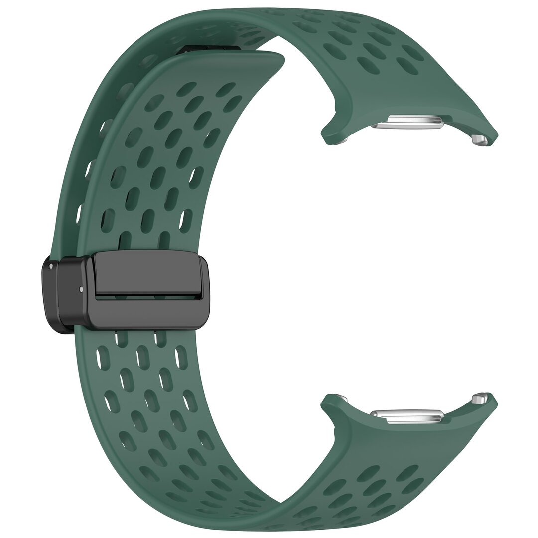 D-buckle siliconen sportband - Donkergroen - Samsung Galaxy Watch Ultra 47mm