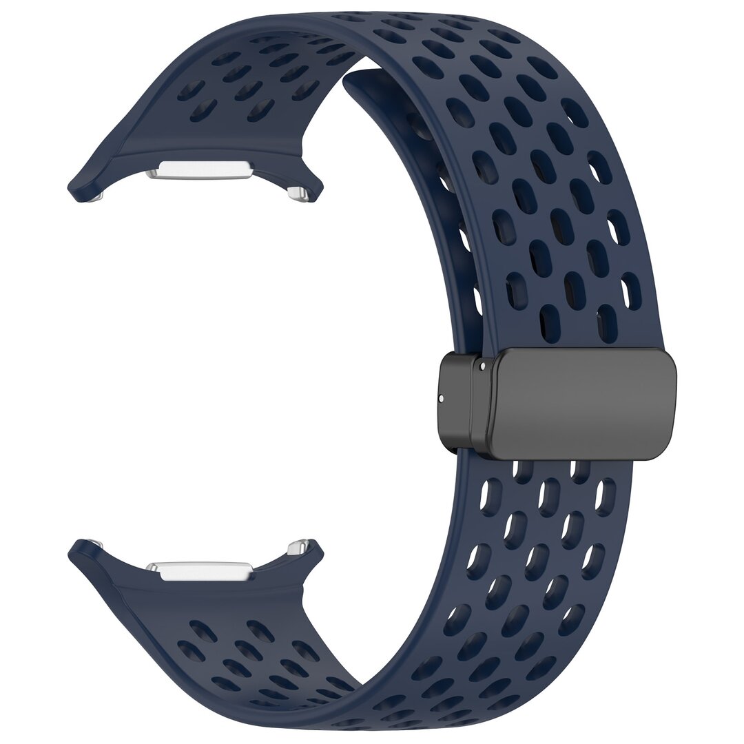 D-buckle siliconen sportband - Donkerblauw - Samsung Galaxy Watch Ultra 47mm