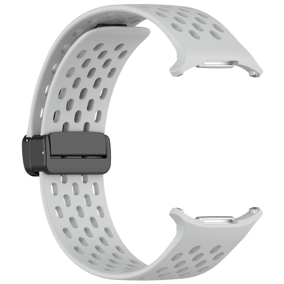 D-buckle siliconen sportband - Lichtgrijs - Samsung Galaxy Watch Ultra 47mm