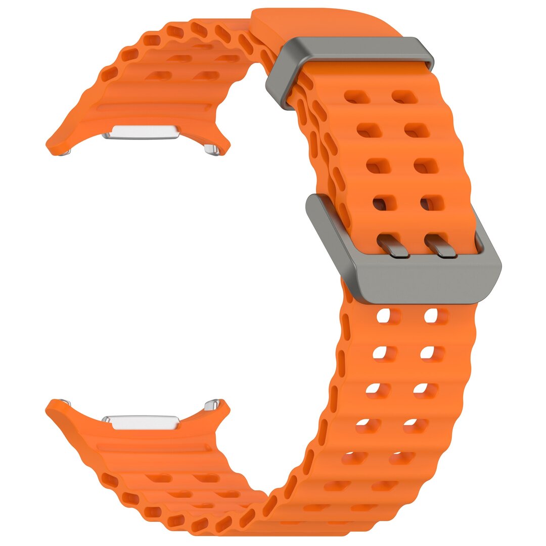 Marine Band siliconen - Oranje - Samsung Galaxy Watch Ultra 47mm