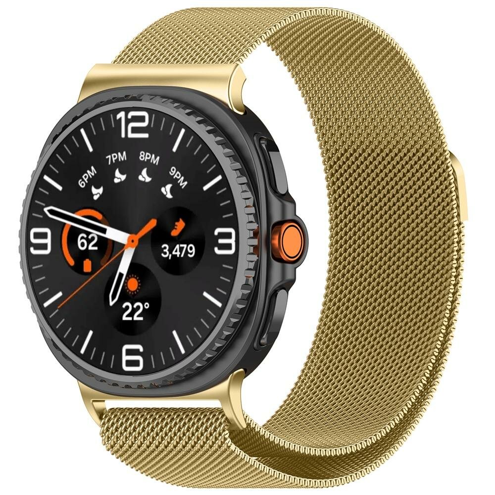 Milanese band - Goud - Samsung Galaxy Watch 8 - 40mm / 44mm