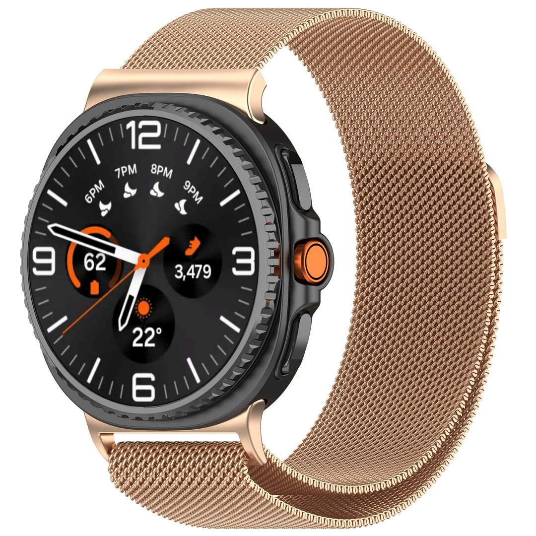 Milanese band - Champagne goud - Samsung Galaxy Watch 8 - 40mm / 44mm