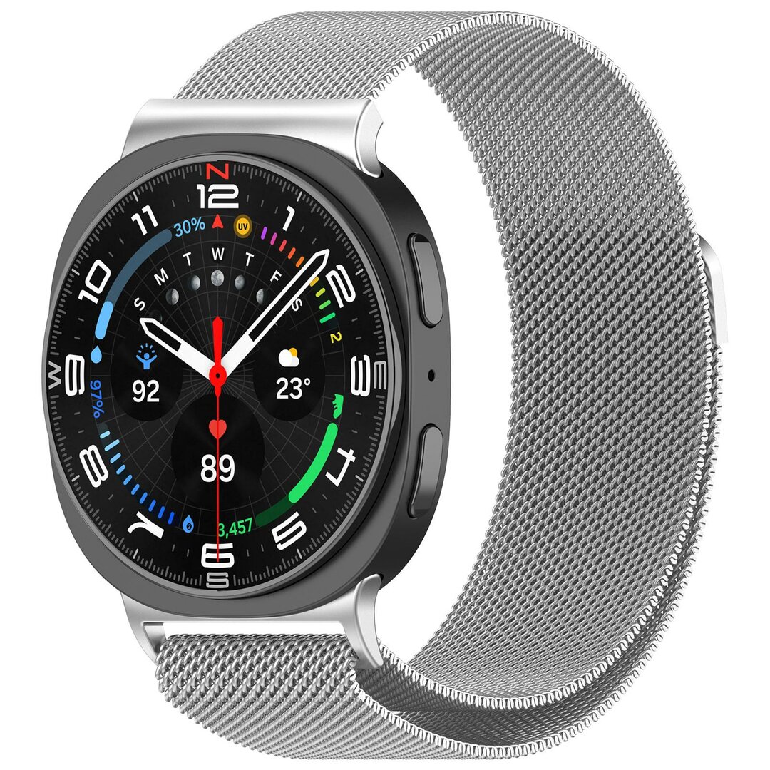 Milanese band - Zilver - Samsung Galaxy Watch 8 - 40mm / 44mm
