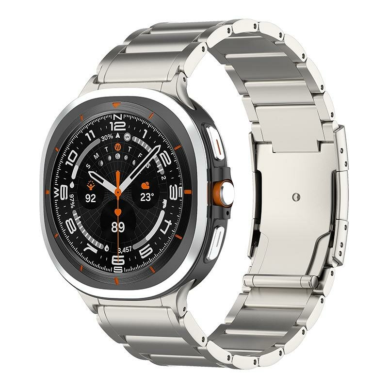 Titanium band - Titanium kleur - Samsung Galaxy Watch 8 - 40mm / 44mm
