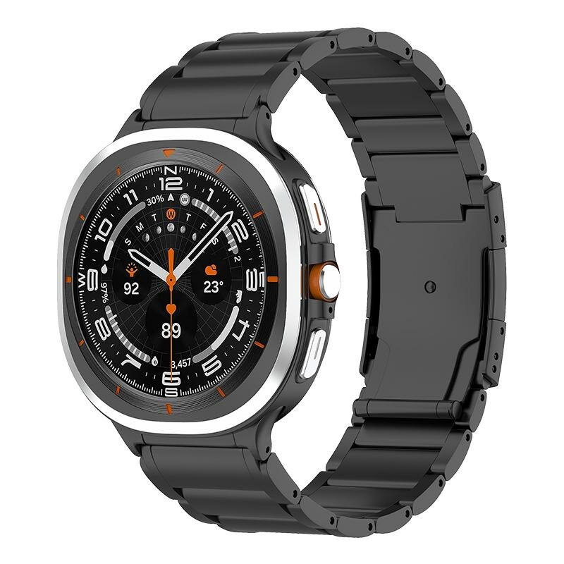 Titanium band - Zwart - Samsung Galaxy Watch 8 - 40mm / 44mm