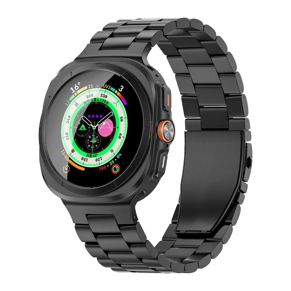 Titanium schakelband - Zwart - Samsung Galaxy Watch 8 - 40mm / 44mm