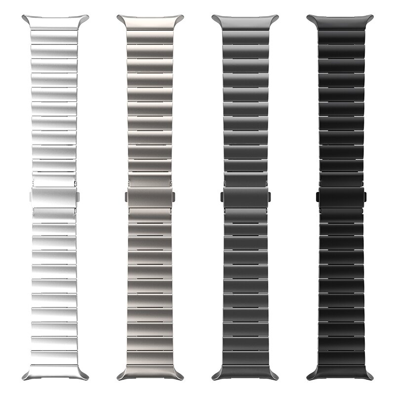 Titanium Luxe band - Titanium kleur - Samsung Galaxy Watch 8 - 40mm / 44mm
