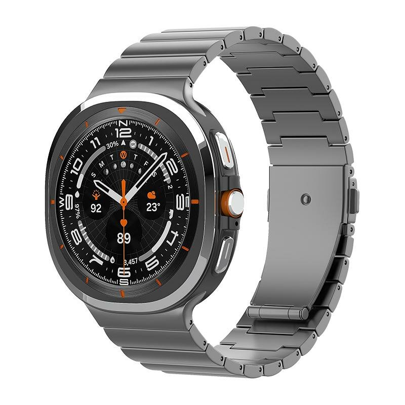 Titanium Luxe band - Space Grey - Samsung Galaxy Watch 8 - 40mm / 44mm