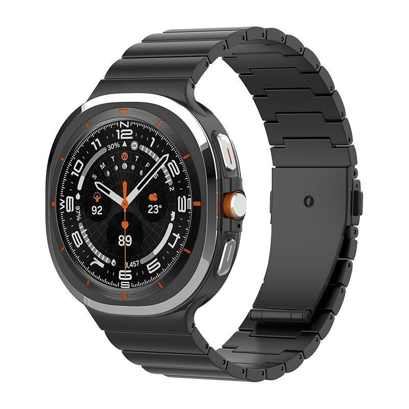 Titanium Luxe band - Zwart - Samsung Galaxy Watch 8 - 40mm / 44mm