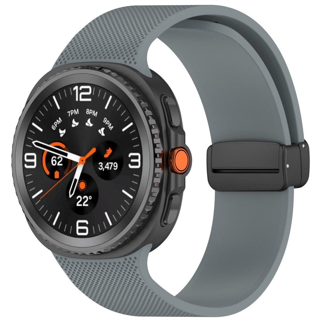 D-buckle sportband - Grijs - Samsung Galaxy Watch 8 - 40mm / 44mm