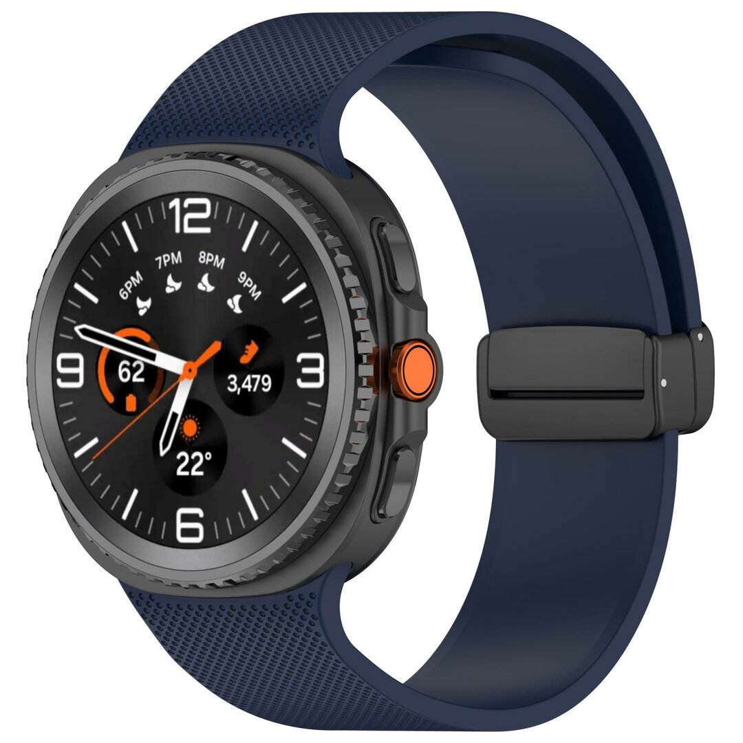 D-buckle sportband - Donkerblauw - Samsung Galaxy Watch 8 - 40mm / 44mm