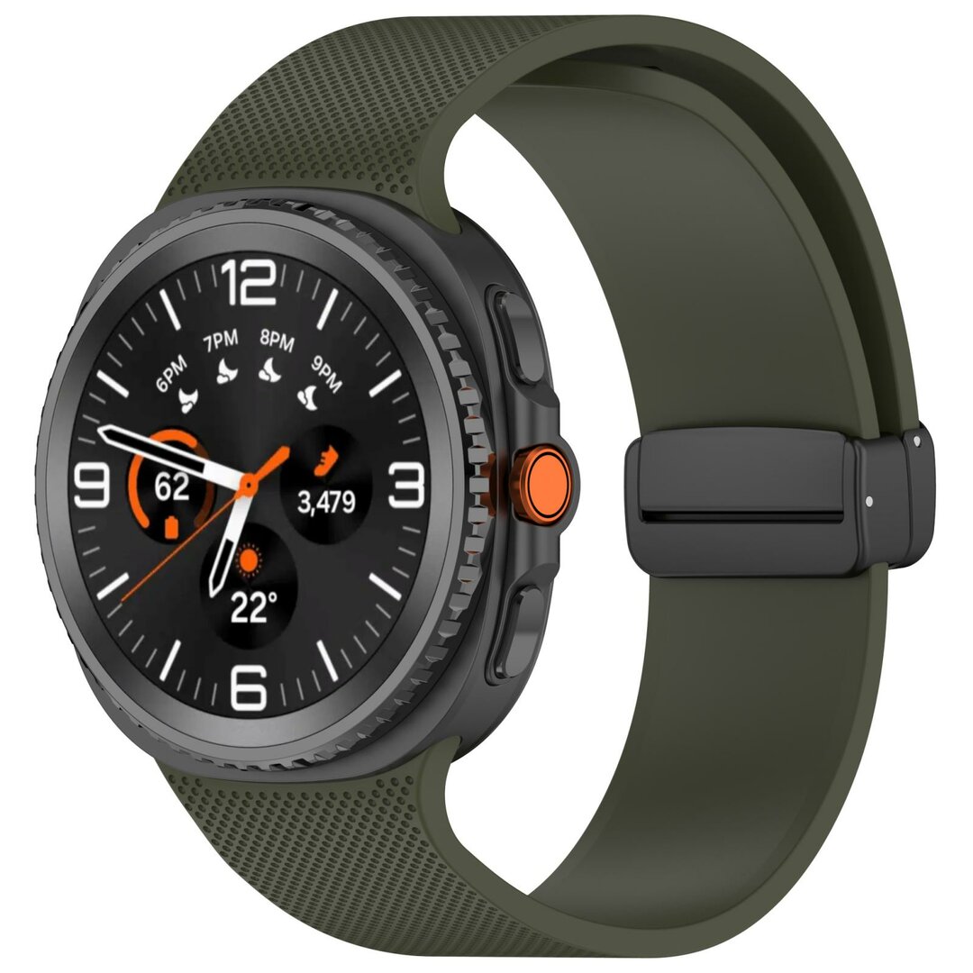 D-buckle sportband - Leger groen - Samsung Galaxy Watch 8 - 40mm / 44mm