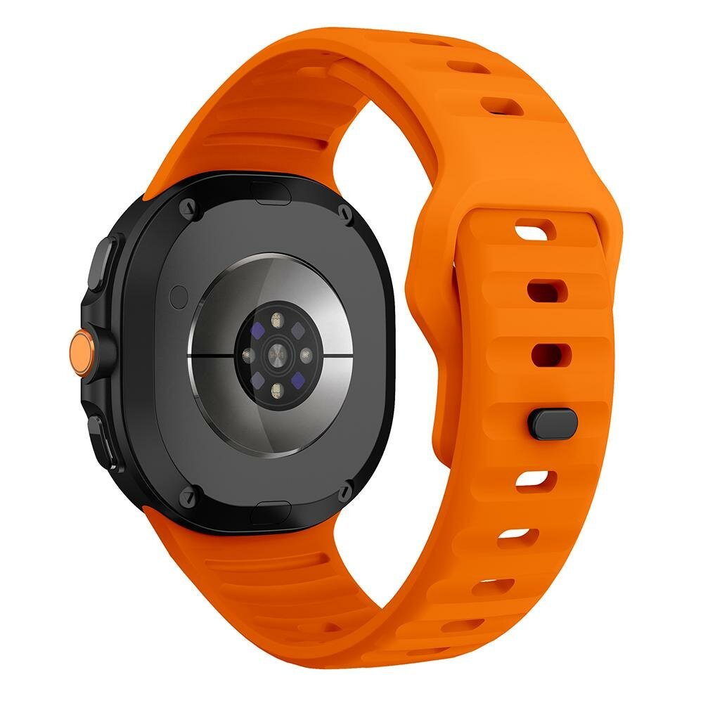 Wave siliconen band - Oranje - Samsung Galaxy Watch 8 - 40mm / 44mm