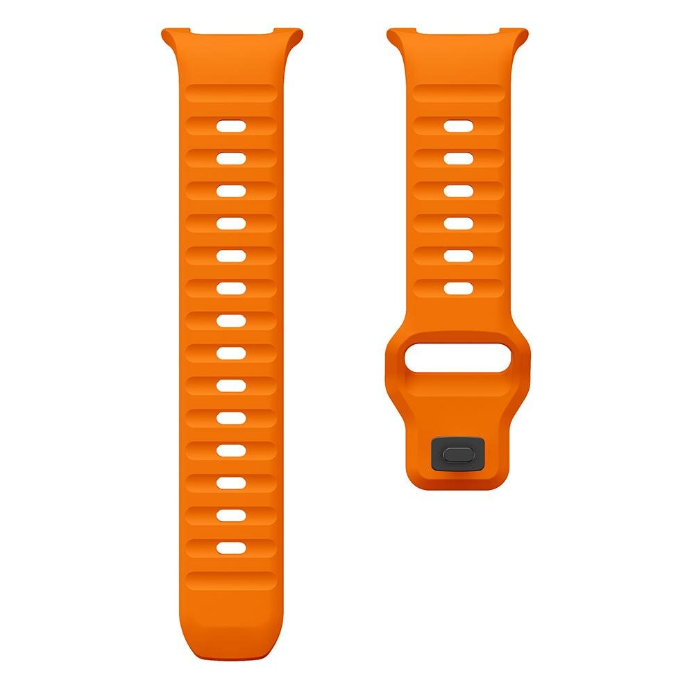 Wave siliconen band - Oranje - Samsung Galaxy Watch 8 - 40mm / 44mm